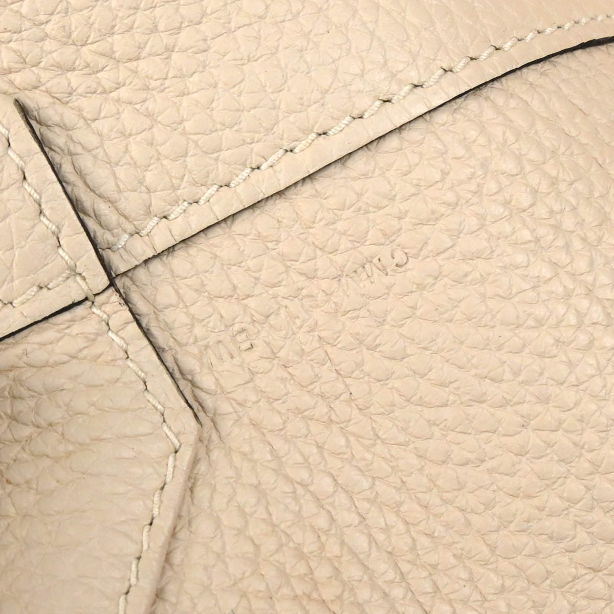 Hermes 2018 Etoupe Clemence Double Sens 36 Reversible Tote Handbag