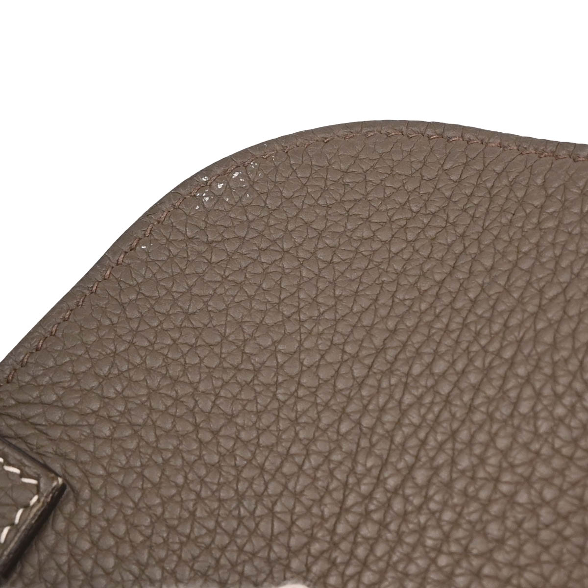 Hermes 2019 Gris Asphalt Taurillon Clemence Halzan 31 Handbag 2way Shoulder