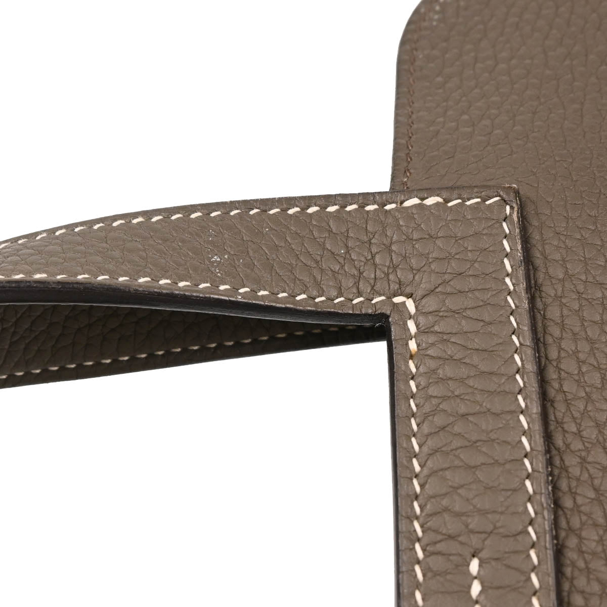 Hermes 2019 Gris Asphalt Taurillon Clemence Halzan 31 Handbag 2way Shoulder