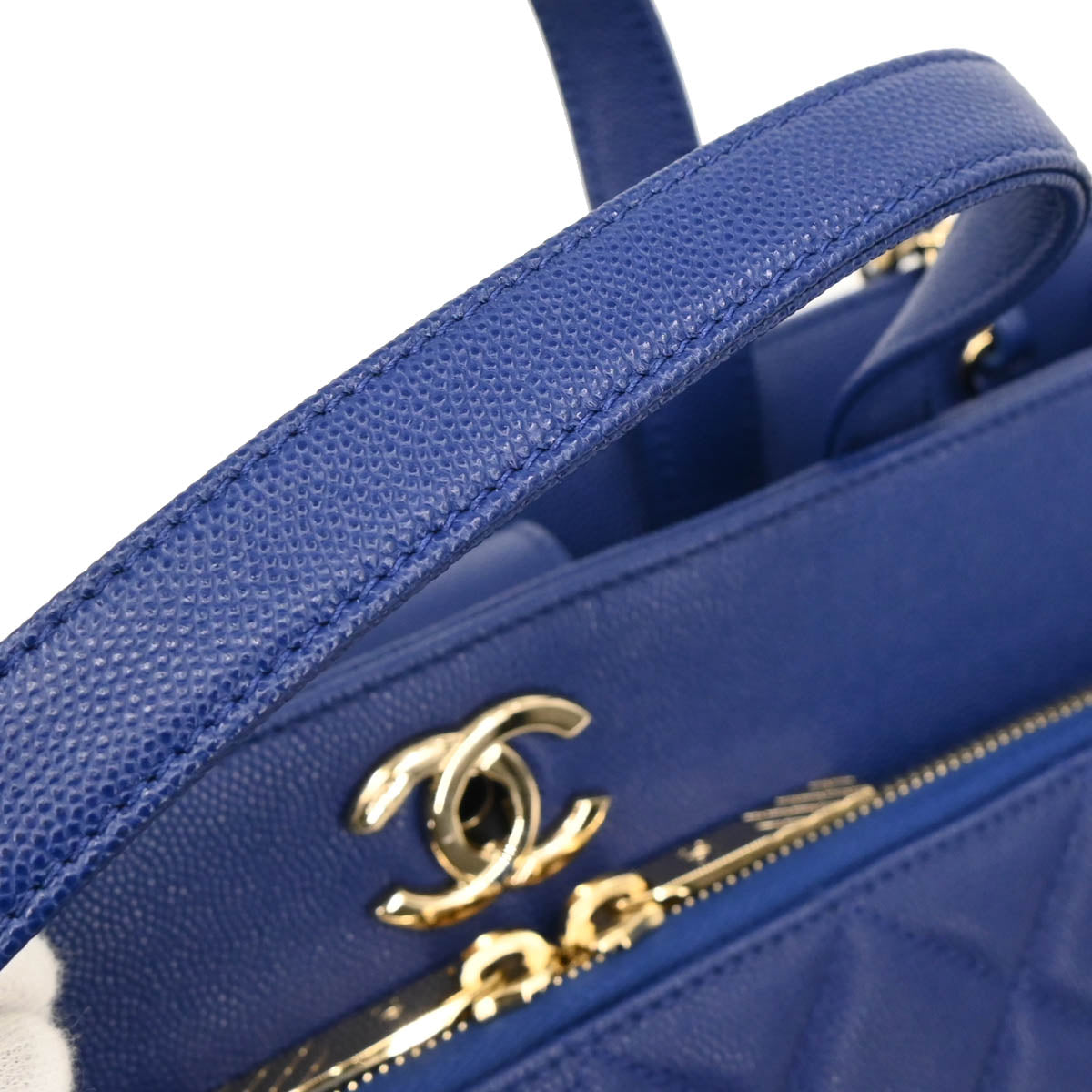 Chanel 2017-2018 Blue Caviar Business Affinity Shopping Tote Bag