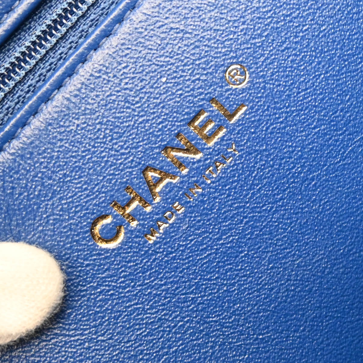 Chanel 2017-2018 Blue Caviar Business Affinity Shopping Tote Bag