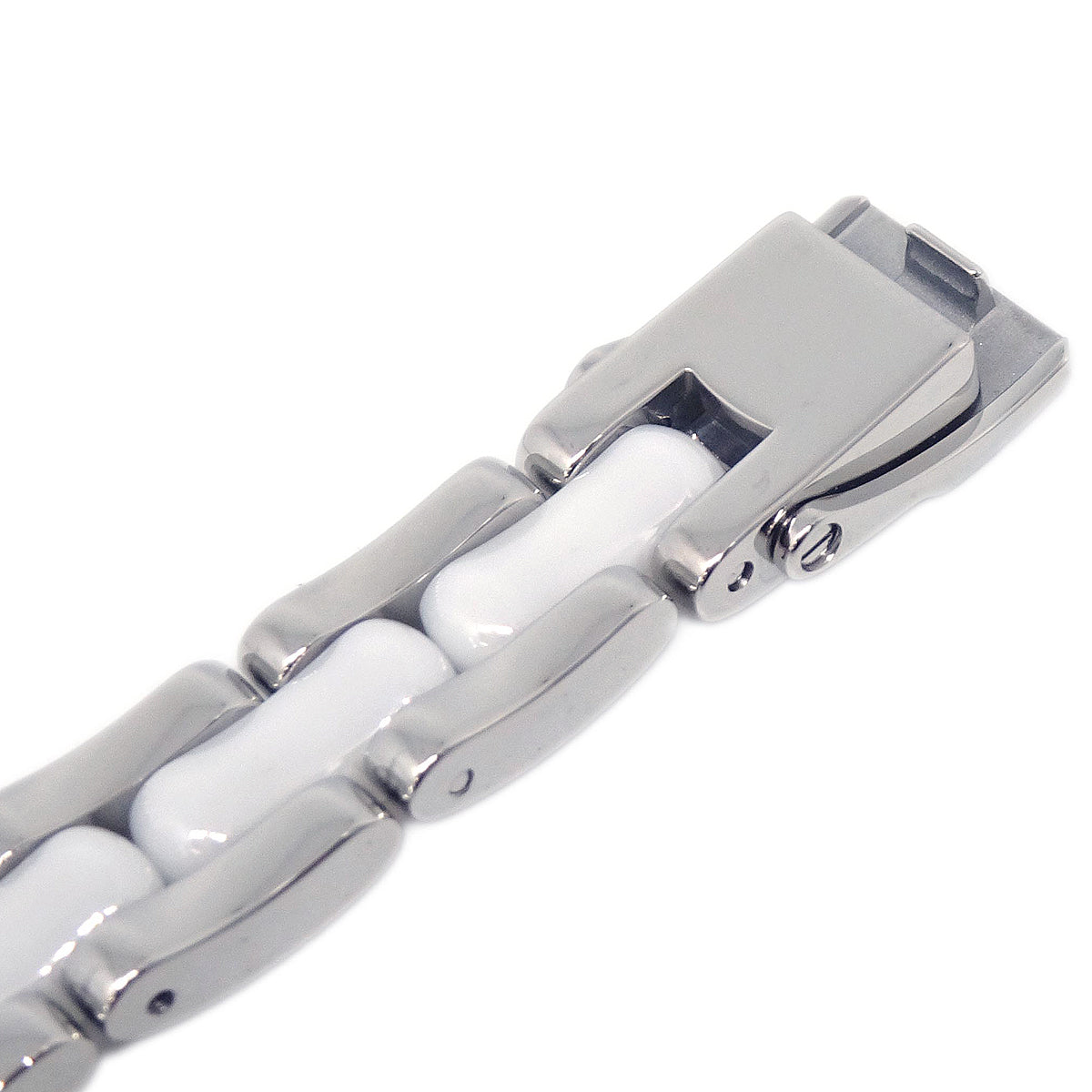 Chanel Premiere H2132 Quartz Watch Ceramic SS Diamond