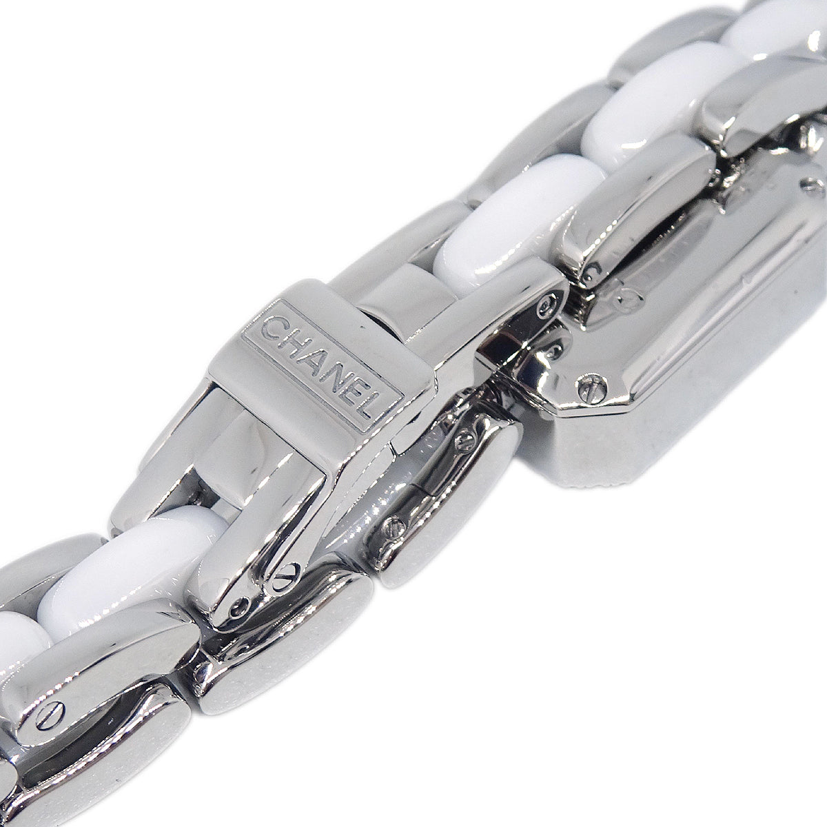 Chanel Premiere H2132 Quartz Watch Ceramic SS Diamond