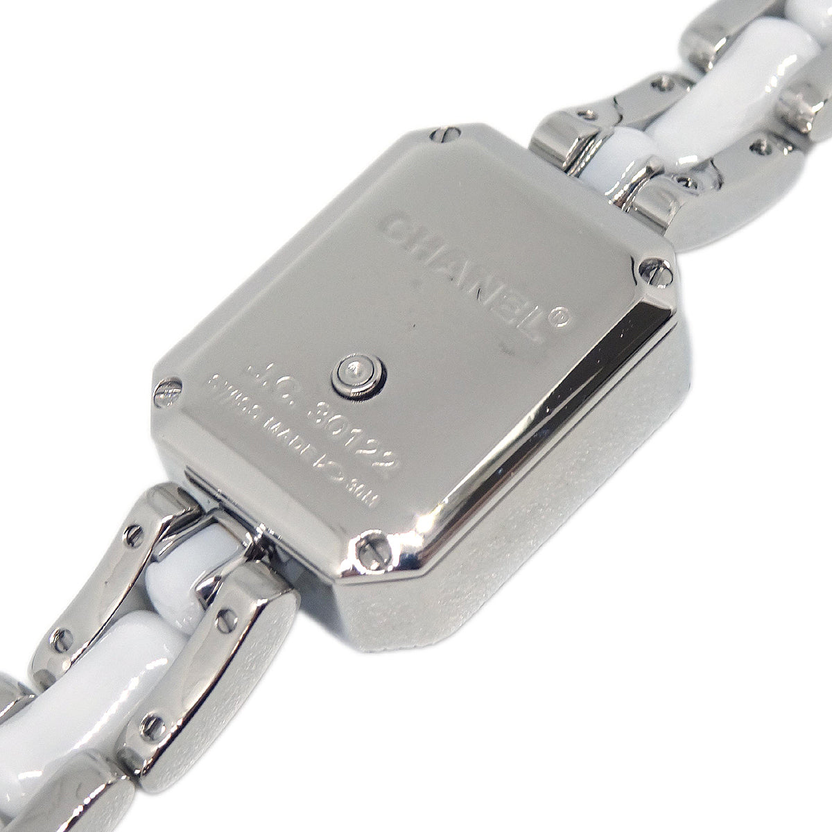 Chanel Premiere H2132 Quartz Watch Ceramic SS Diamond