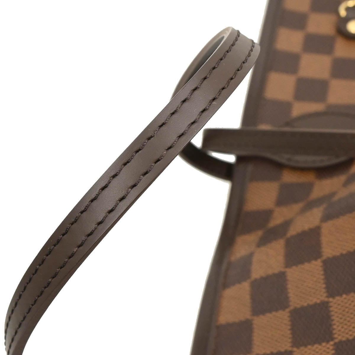 Louis Vuitton 2012 Damier Neverfull MM Shoulder Tote Bag N51105