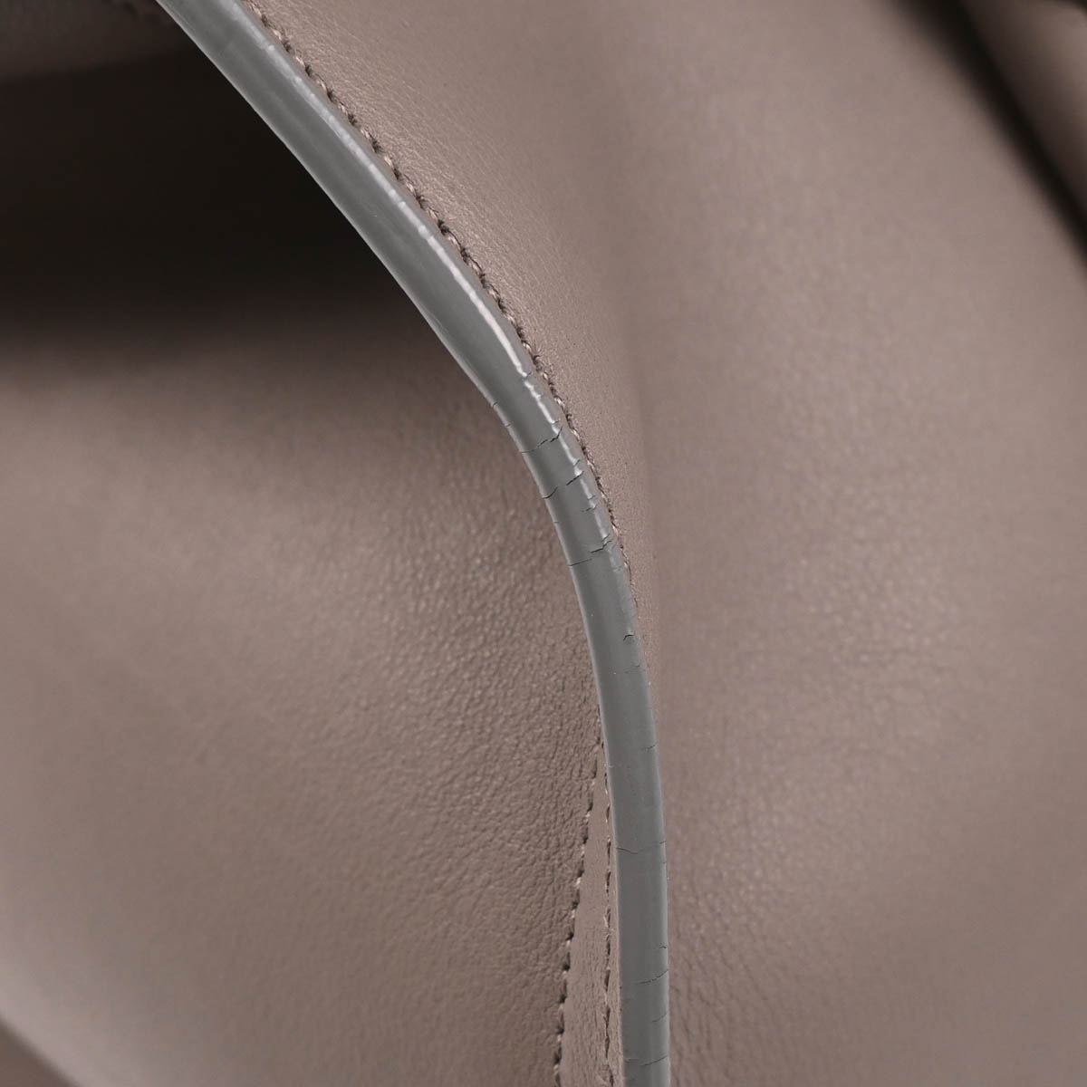 Saint Laurent Gray Leather Baby Cabas 2way Shoulder Handbag