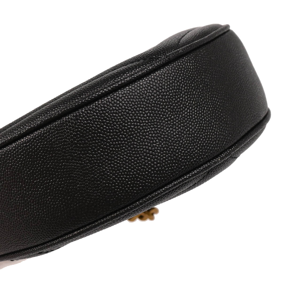 Saint Laurent Black Leather Vinyle Shoulder Bag