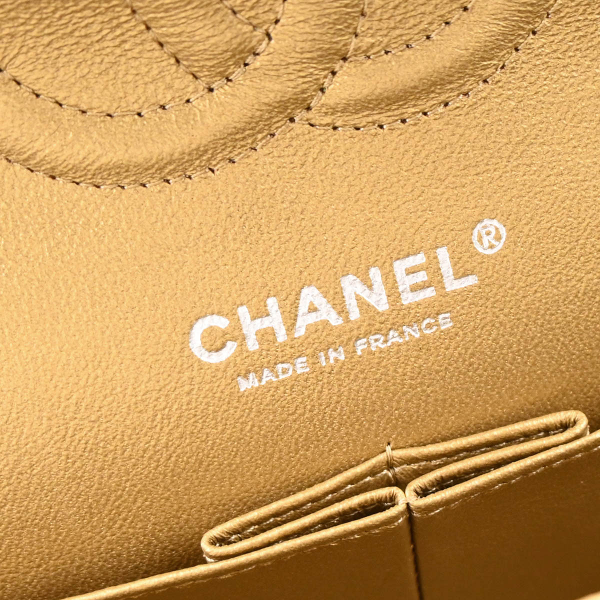 Chanel 2012-2013 Brown Caviar Medium Classic Double Flap Shoulder Bag