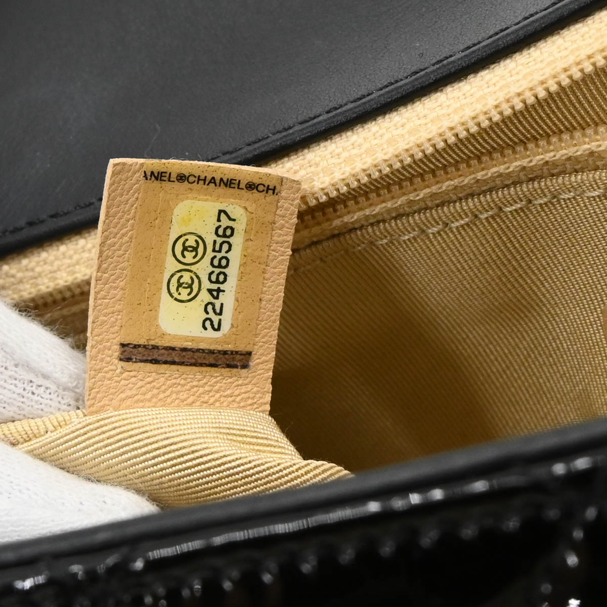 Chanel 2016-2017 Black Patent Leather Shoulder Bag