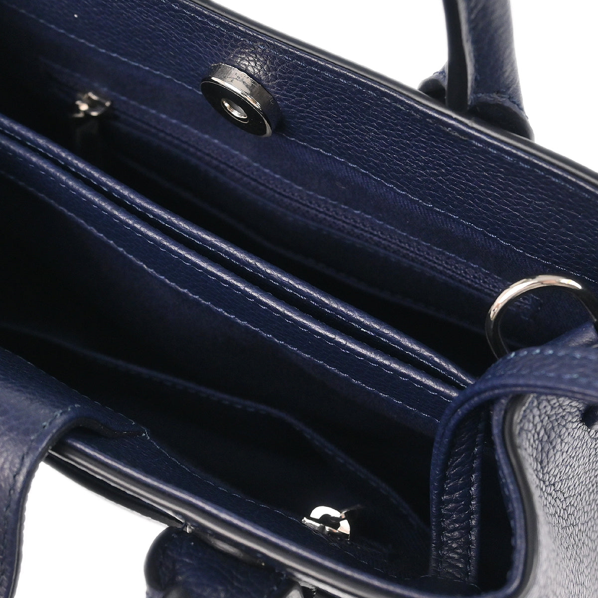 Chanel 2017 Navy Calfskin Neo Executive Tote 2way Shoulder Handbag