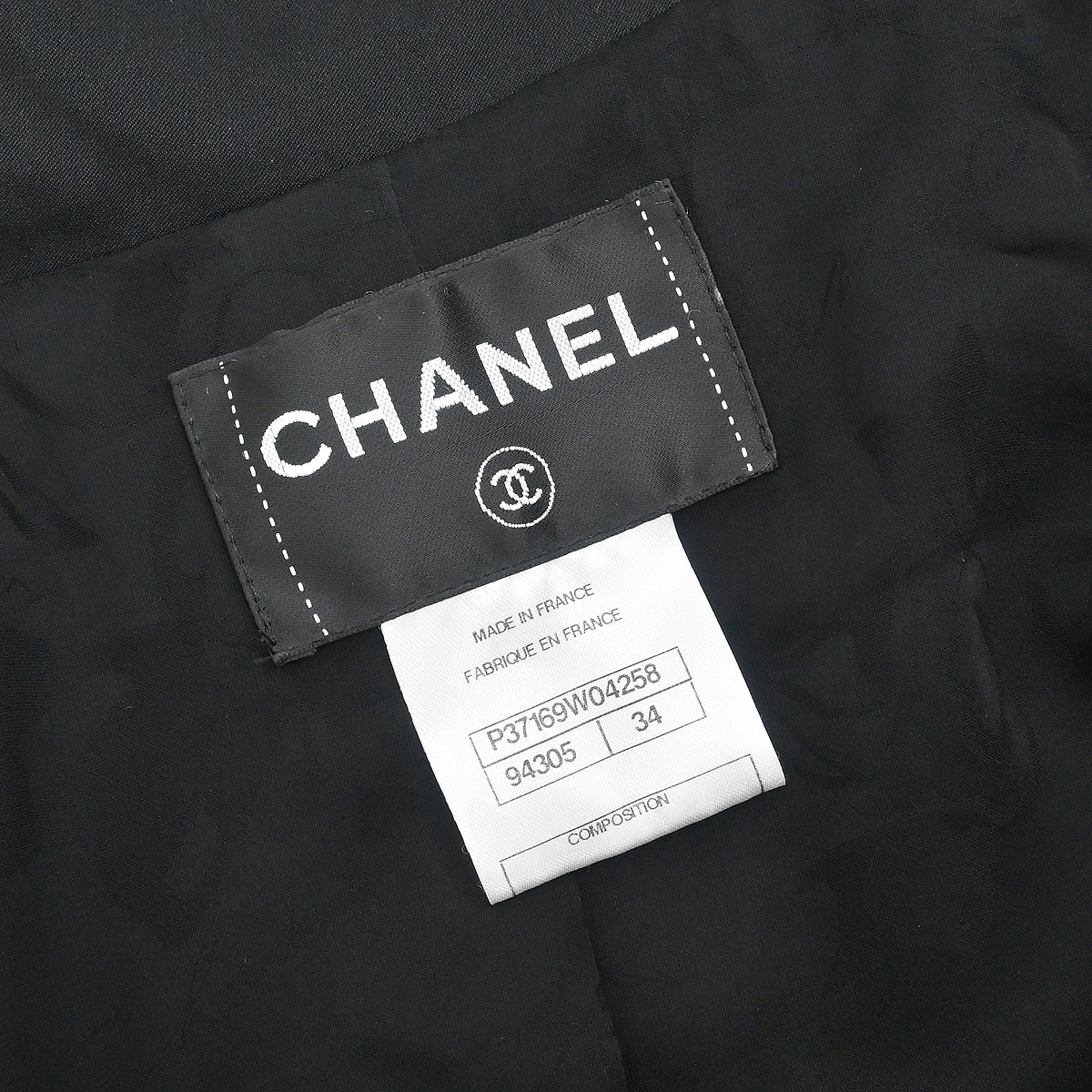 Chanel 2010 Double Breasted Jacket Black #34