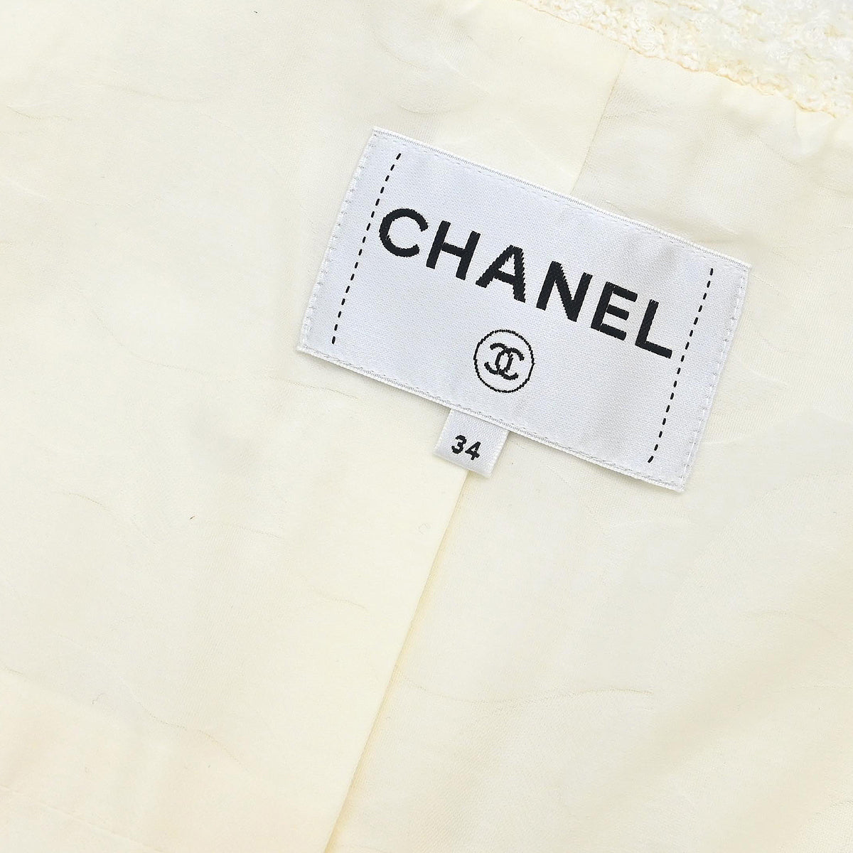Chanel 2018 Single Breasted Jacket White #34