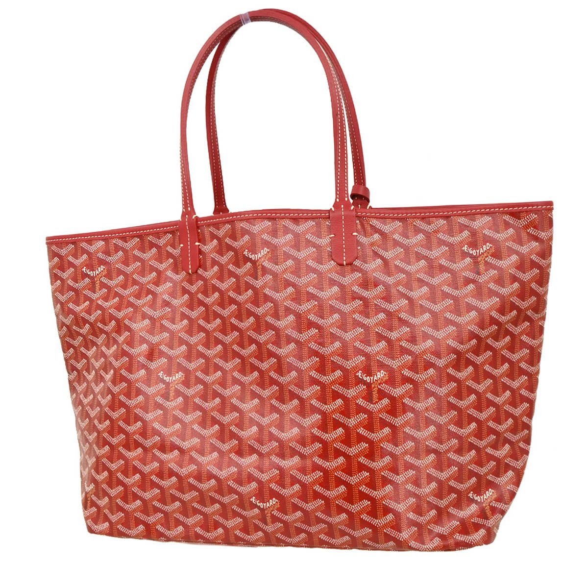 Goyard 2018 Red Saint Louis PM Tote Bag