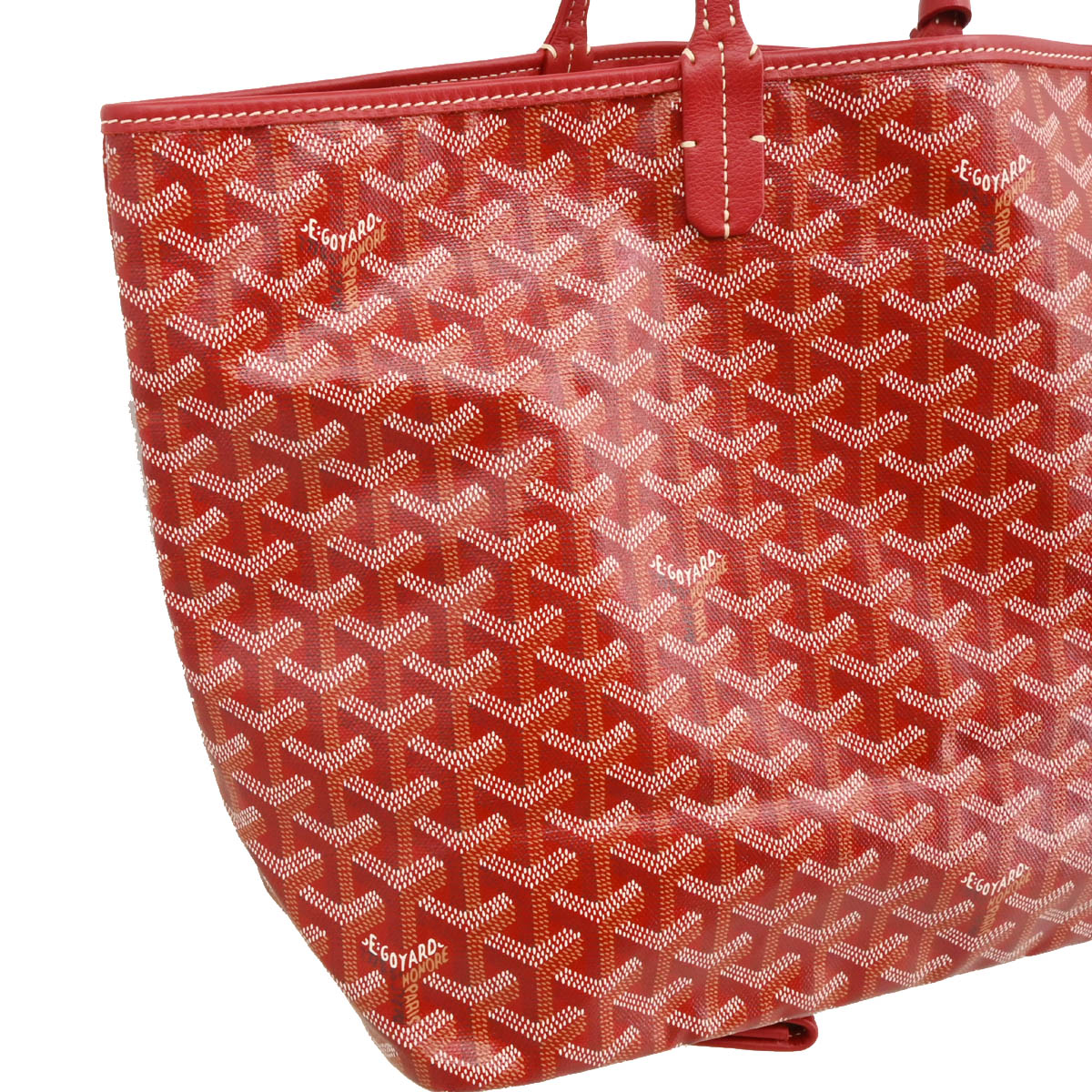 Goyard 2018 Red Saint Louis PM Tote Bag