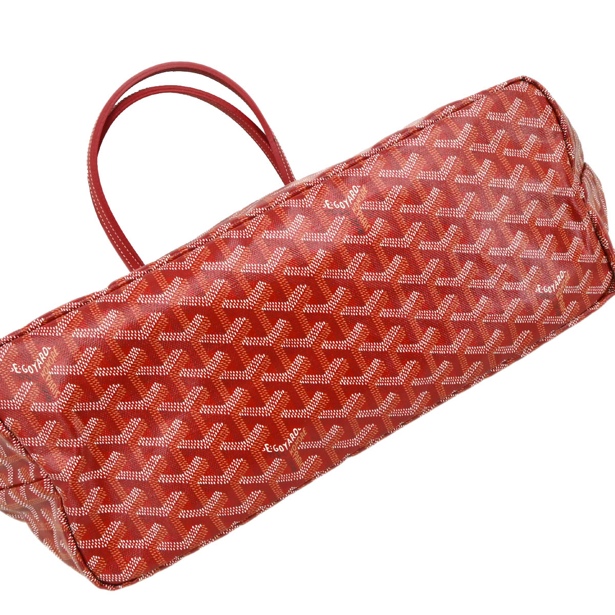Goyard 2018 Red Saint Louis PM Tote Bag
