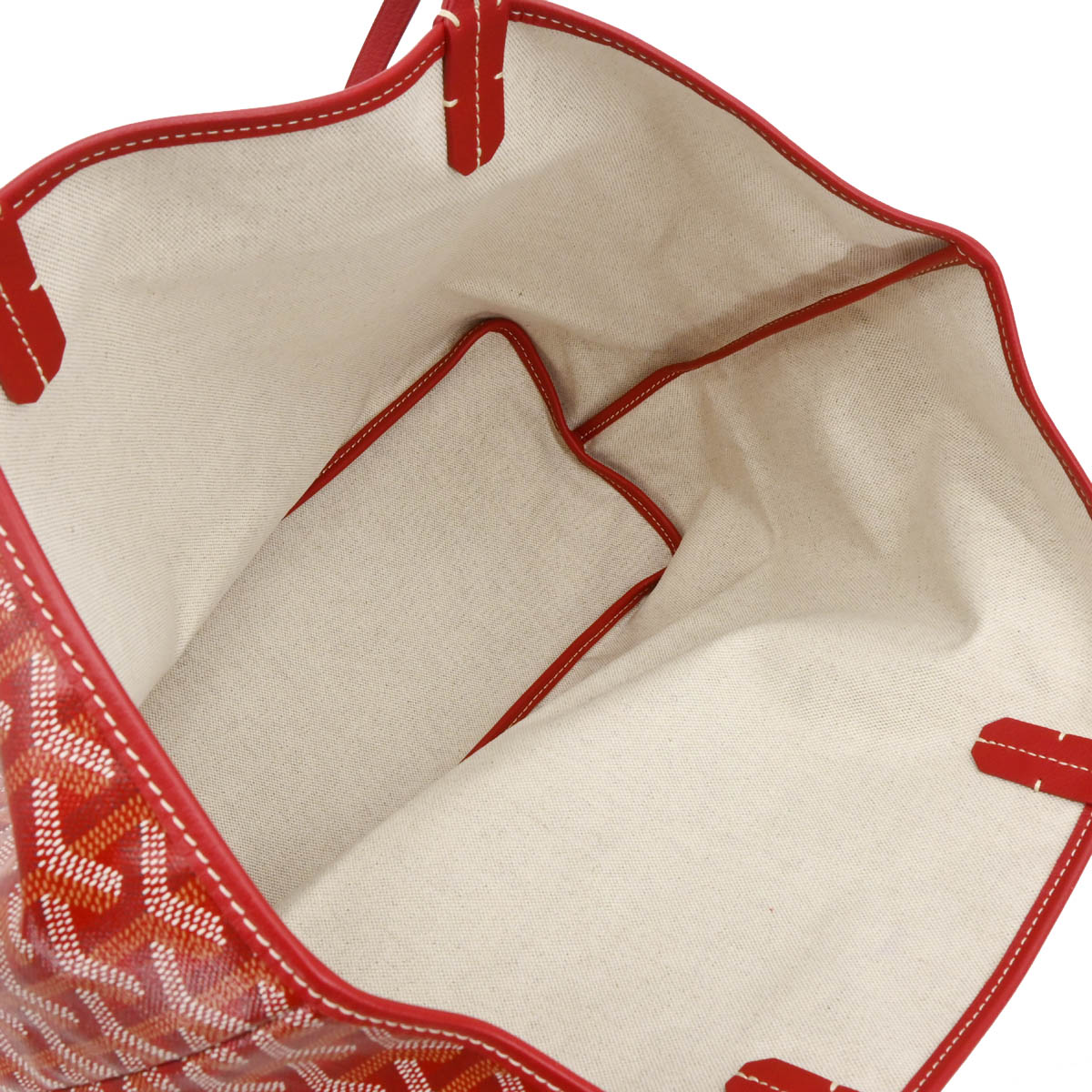 Goyard 2018 Red Saint Louis PM Tote Bag