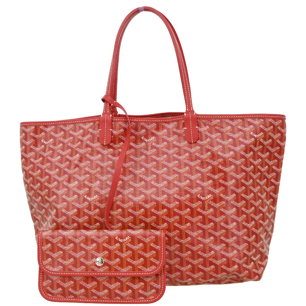 Goyard 2019 Red Saint Louis PM Tote Bag