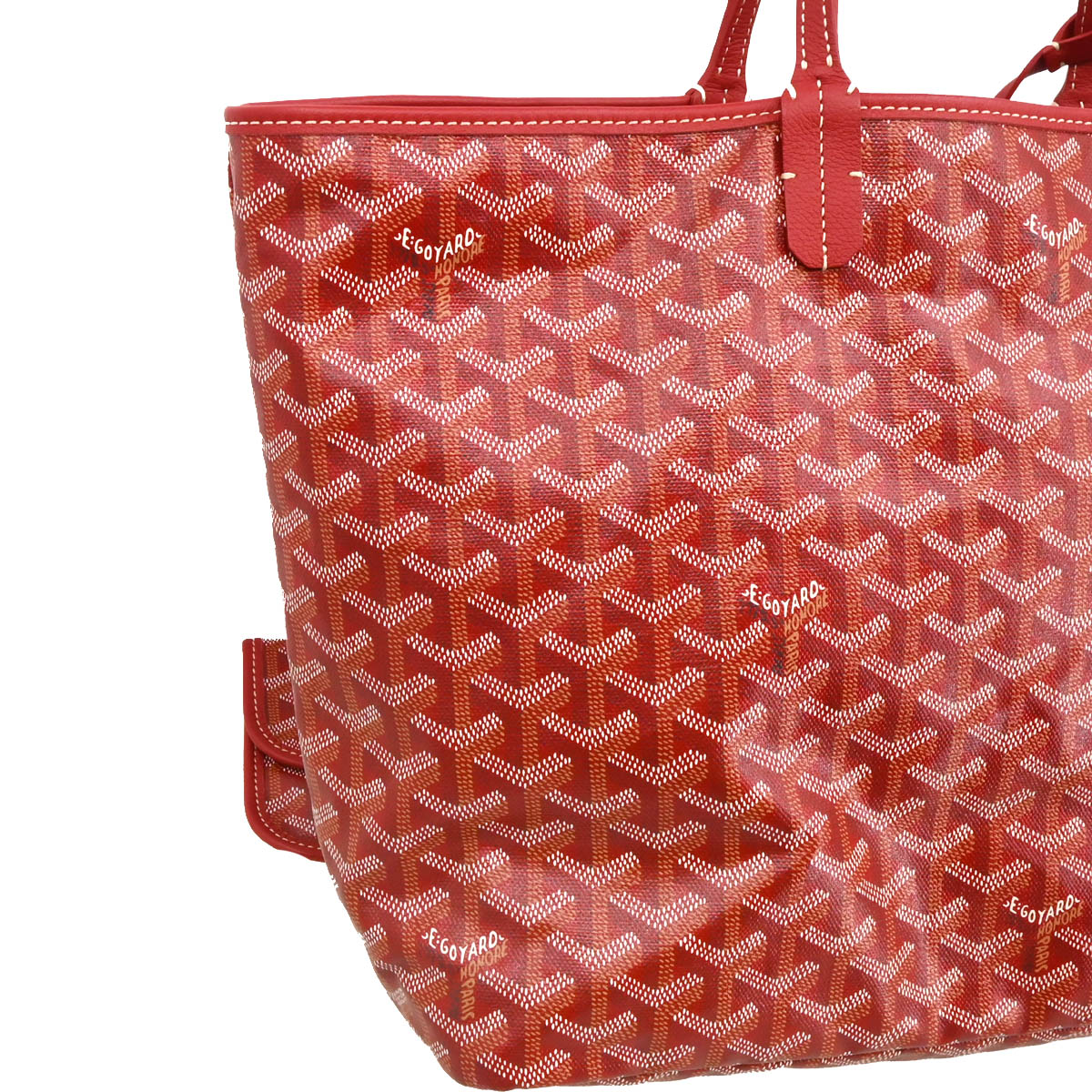 Goyard 2019 Red Saint Louis PM Tote Bag