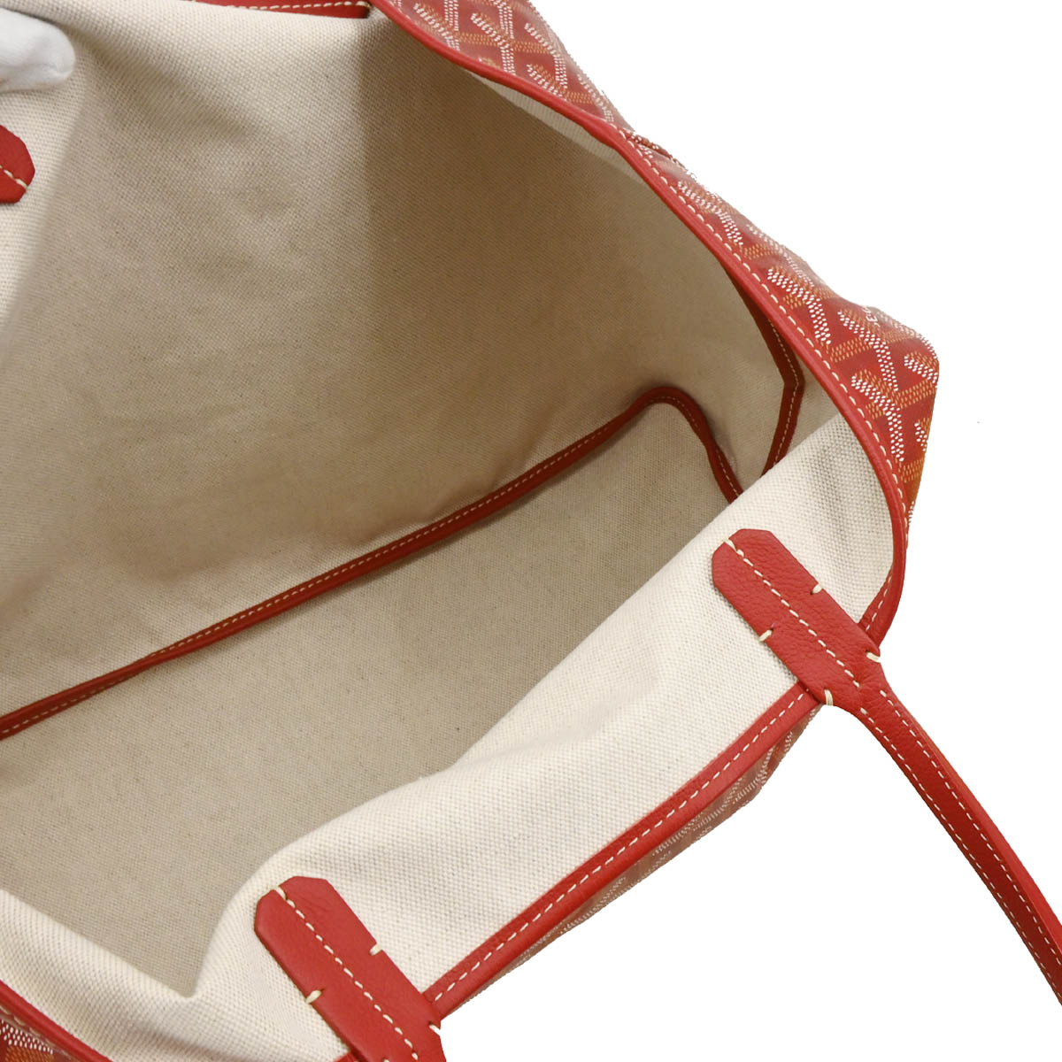 Goyard 2019 Red Saint Louis PM Tote Bag