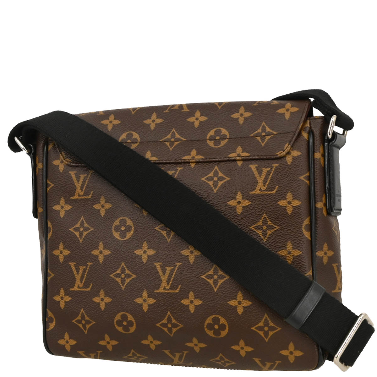 Louis Vuitton 2015 Monogram Macassar District PM Shoulder Bag M40935