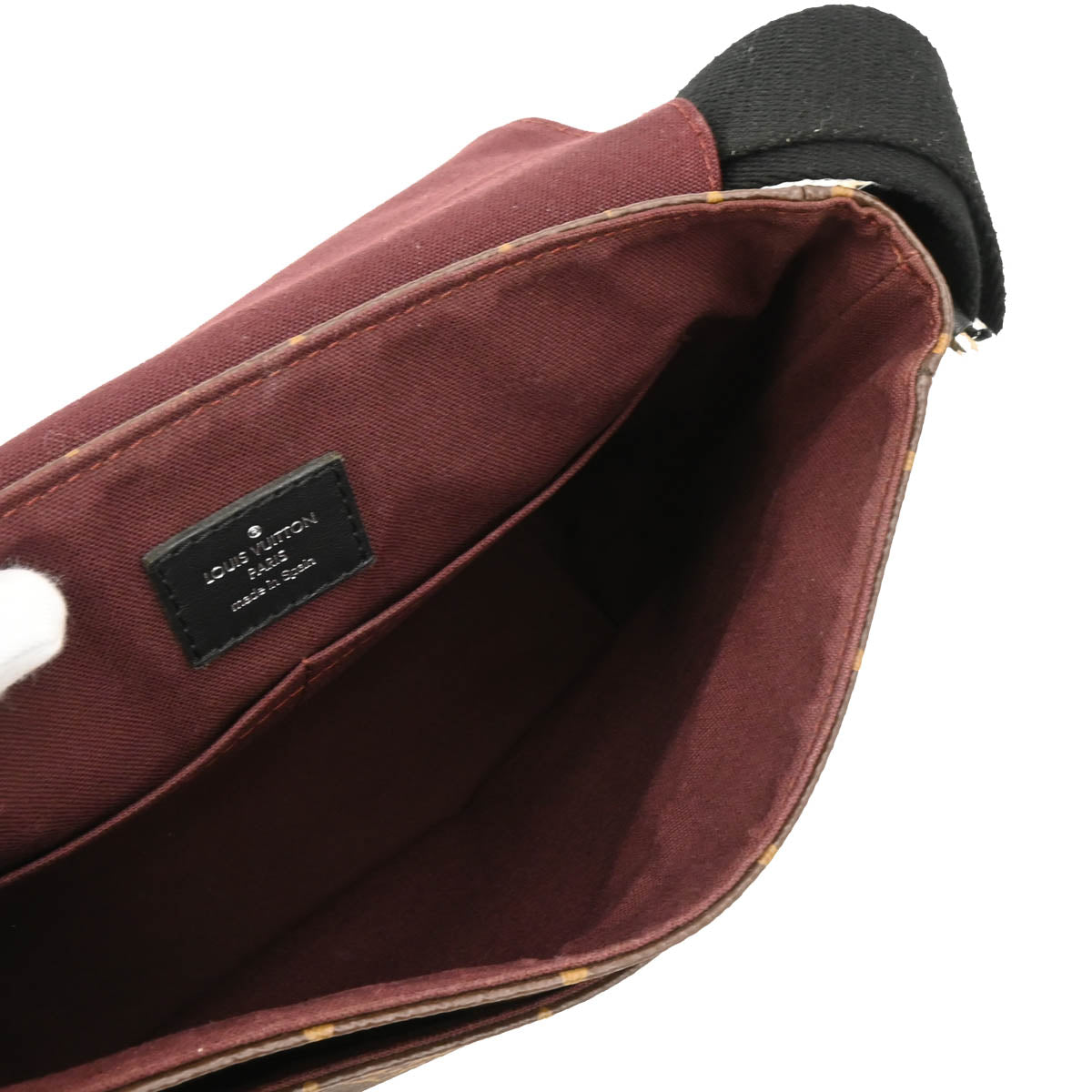 Louis Vuitton 2015 Monogram Macassar District PM Shoulder Bag M40935