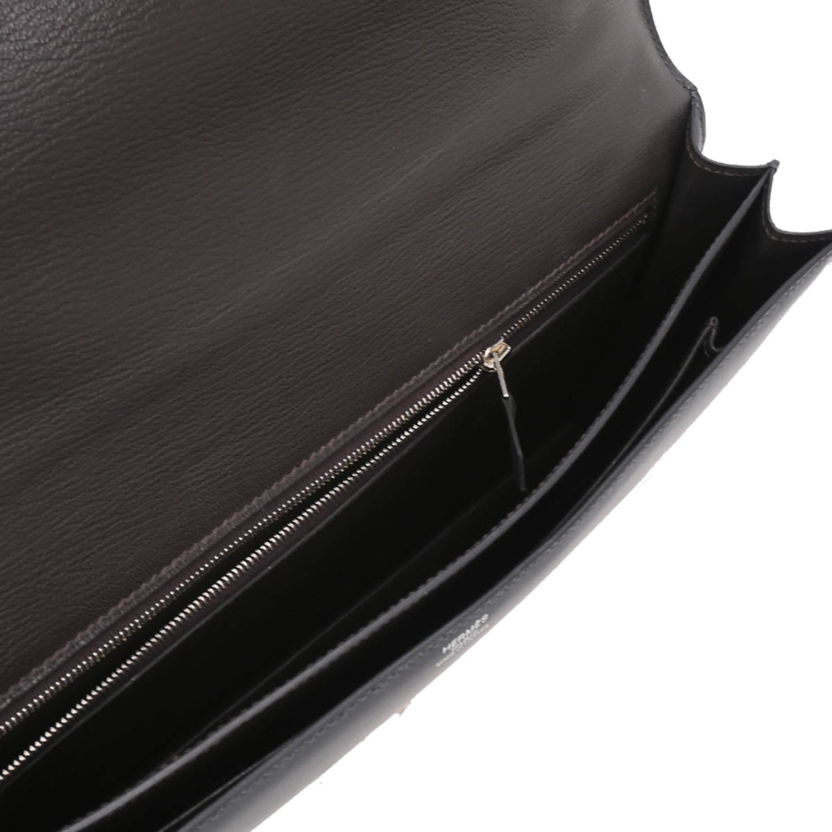 Hermes 2012 Blue Minuit Box Calf Illico Elan 32 Handbag