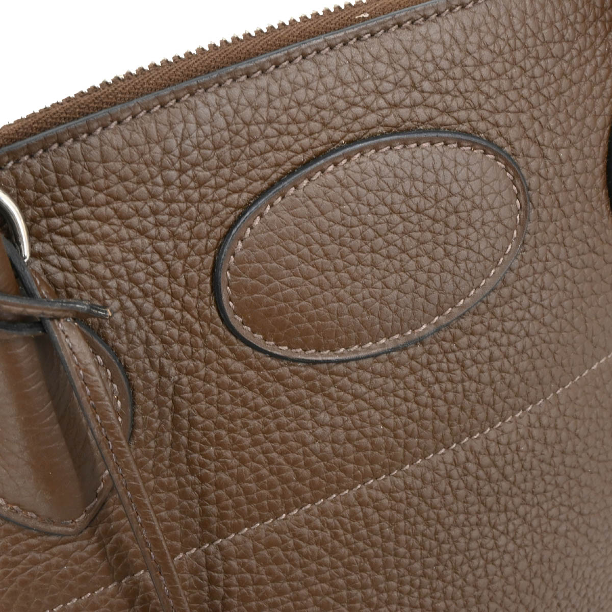 Hermes 2012 Cafe Taurillon Clemence Bolide 31 2way Shoulder Handbag