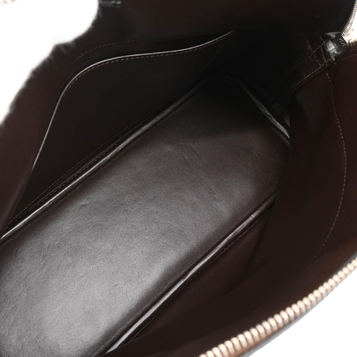 Hermes 2012 Cafe Taurillon Clemence Bolide 31 2way Shoulder Handbag