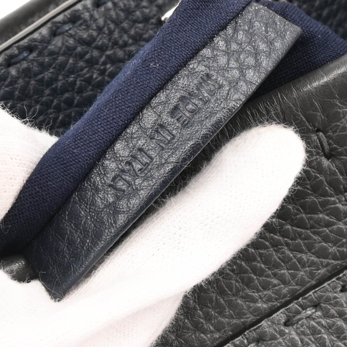 Fendi Gray Leather Peekaboo Fit 2way Shoulder Handbag