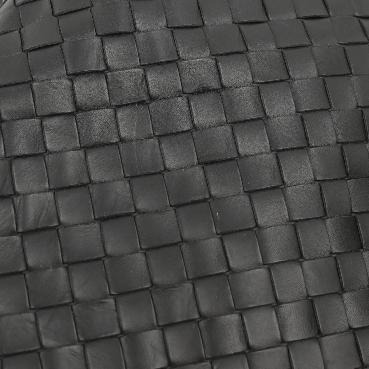 Bottega Veneta Black Intrecciato Shoulder Bag
