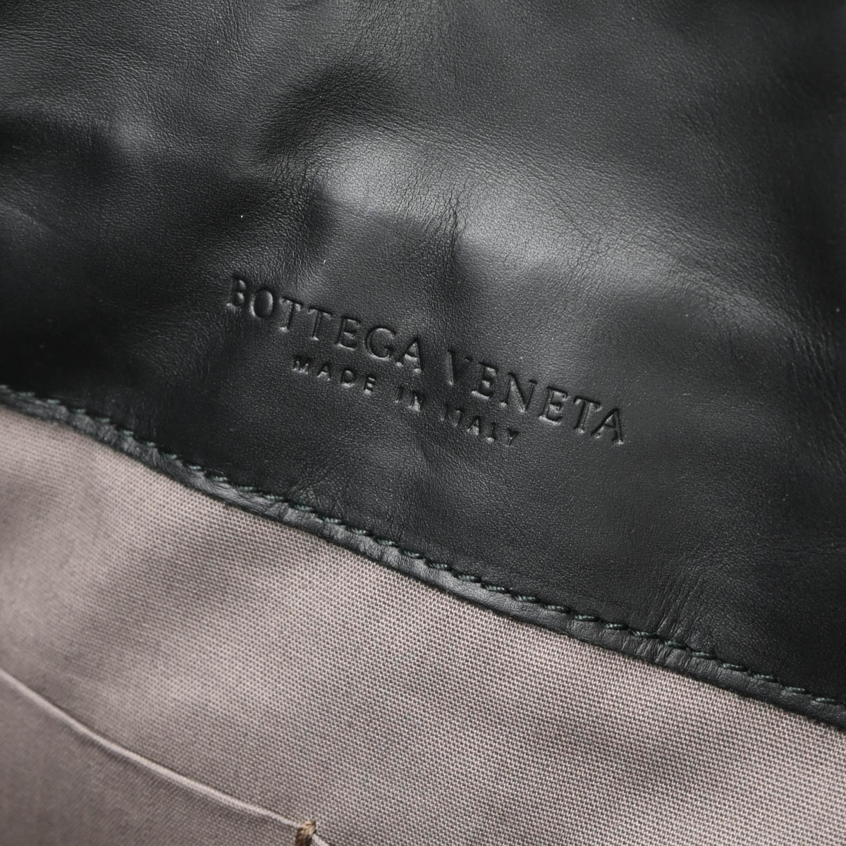Bottega Veneta Black Intrecciato Shoulder Bag
