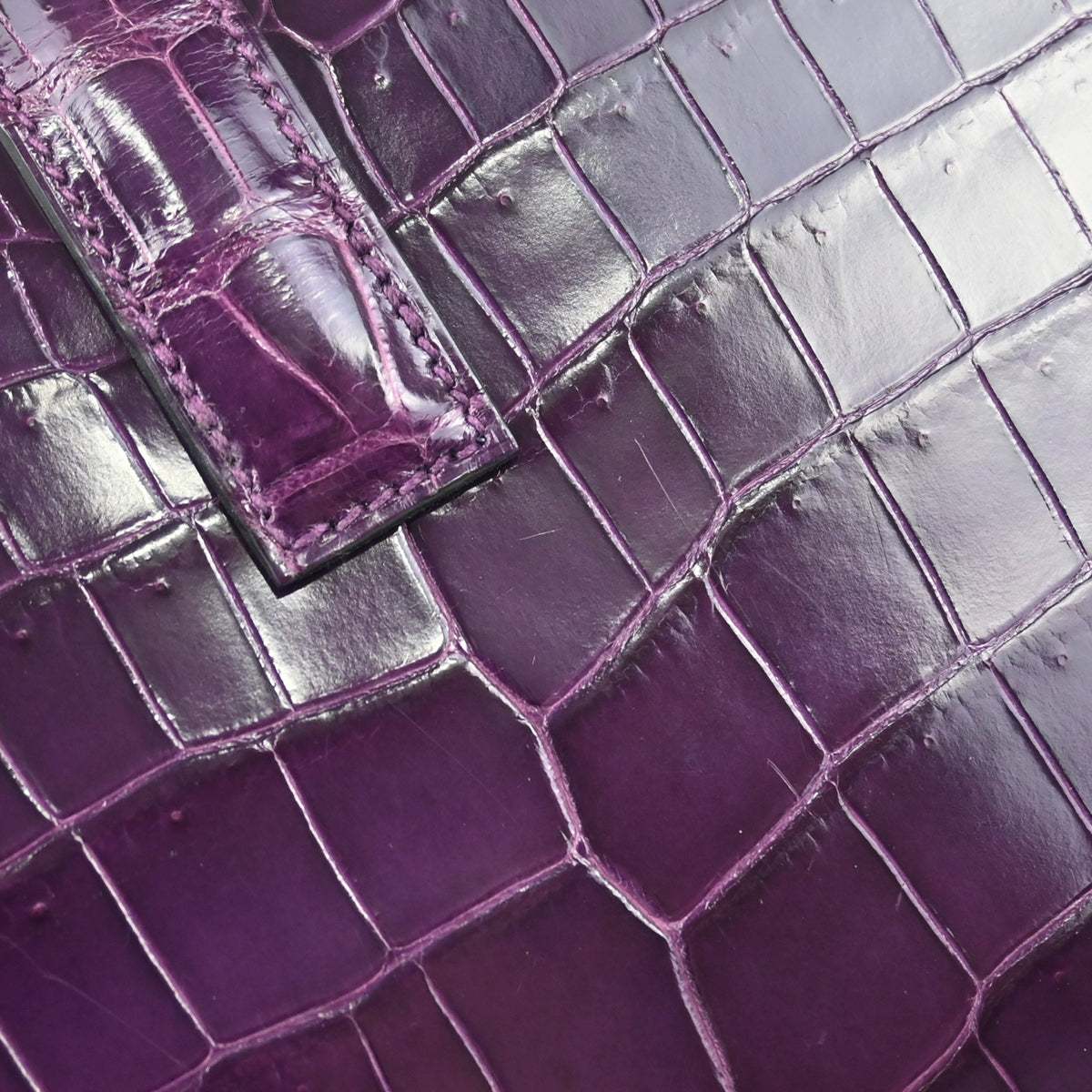 Hermes * 2015 Cassis Niloticus Crocodile Jige Elan 29 Clutch Handbag