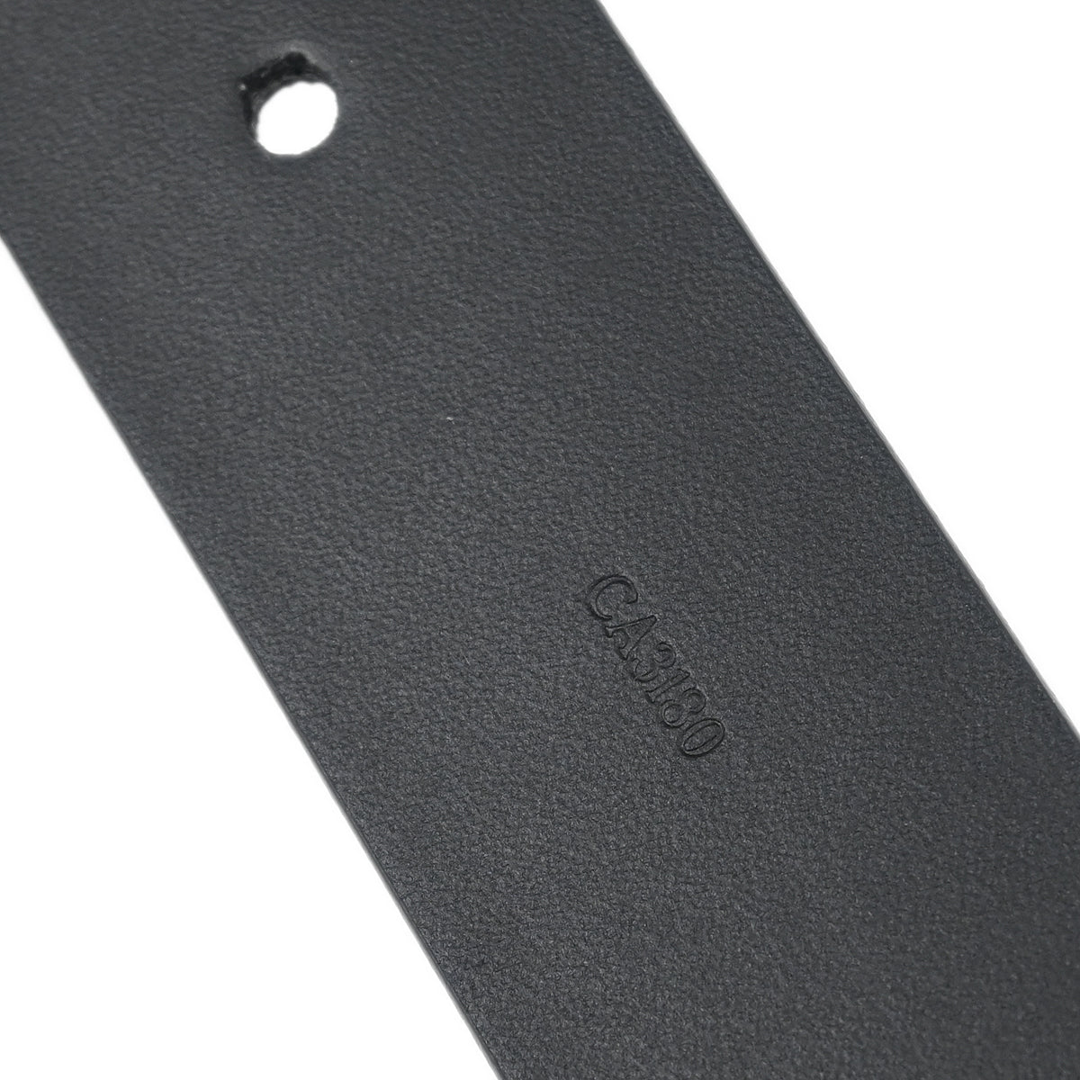 Louis Vuitton 2010 Black Leather Ceinture Belt M9840V #85/34 Small Good