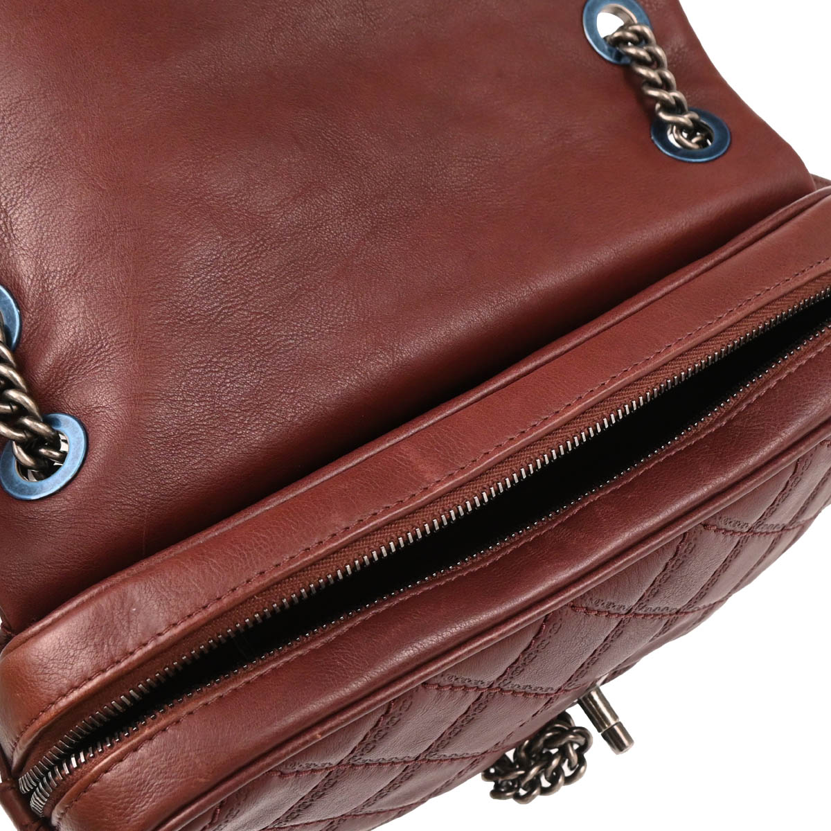 Chanel 2013-2014 Bordeaux Calfskin Coco Sporran Shoulder Bag