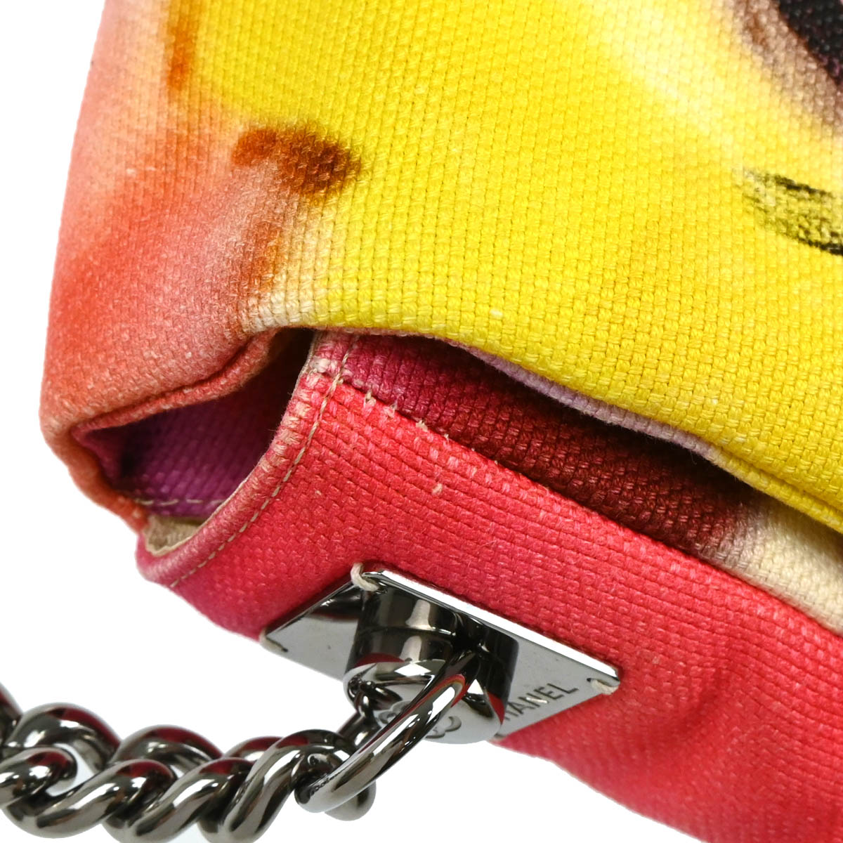 Chanel 2015-2016 Red Canvas Shoulder Bag