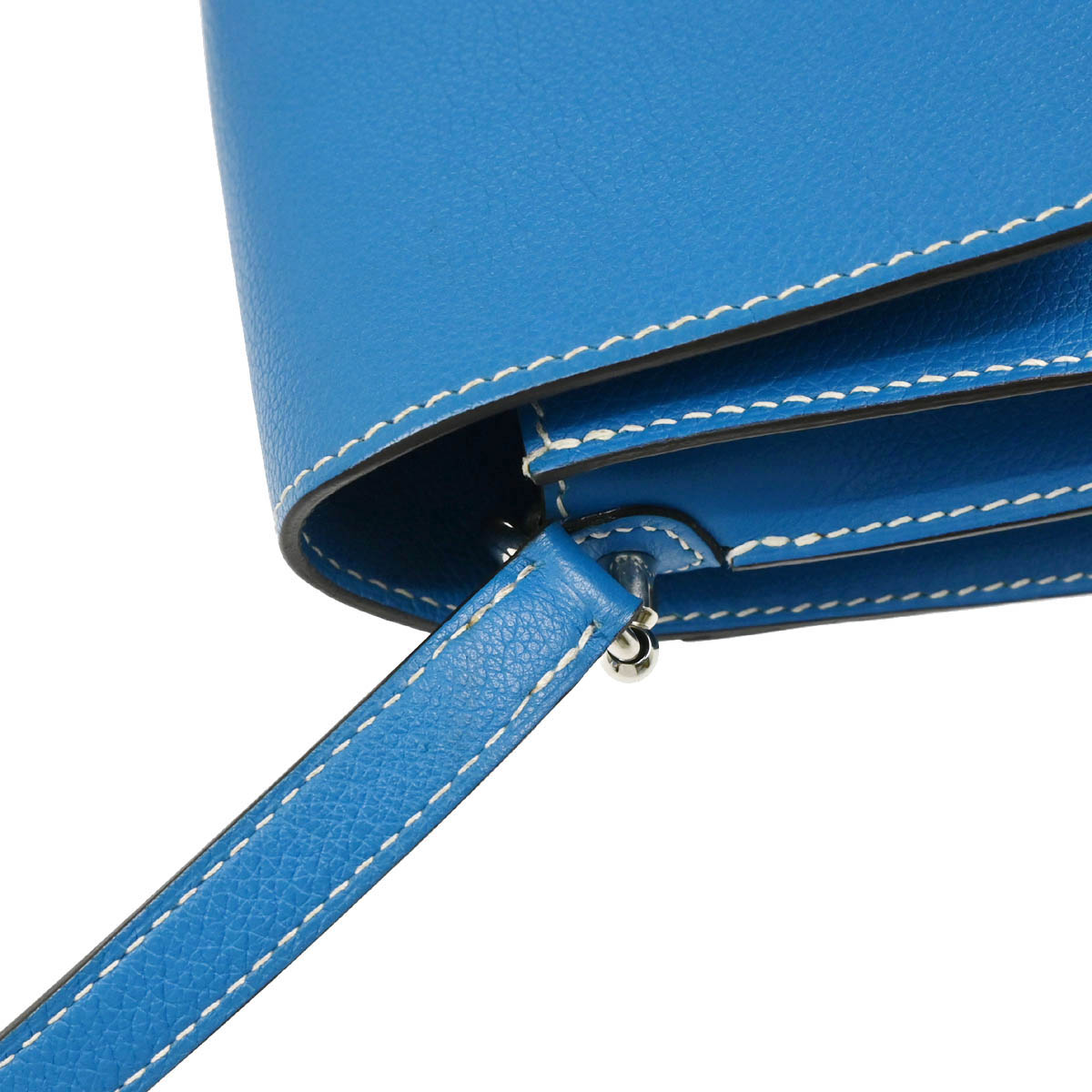 Hermes 2017 Blue Hydra Epsom Roulis 23 Shoulder Bag