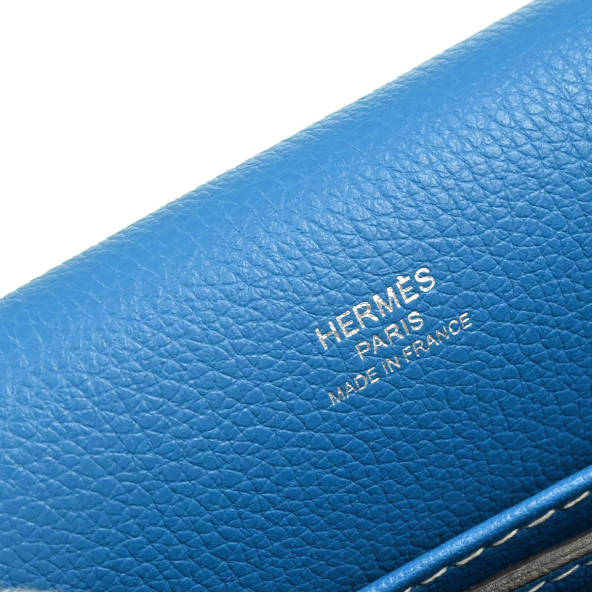 Hermes 2017 Blue Hydra Epsom Roulis 23 Shoulder Bag