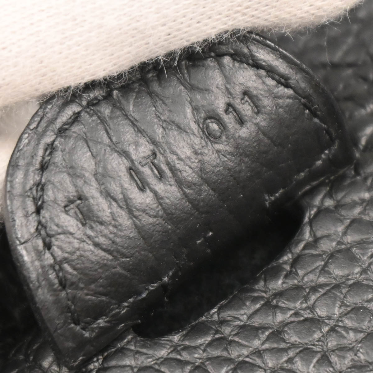 Hermes 2015 Black Taurillon Clemence Evelyne 3 PM Shoulder Bag