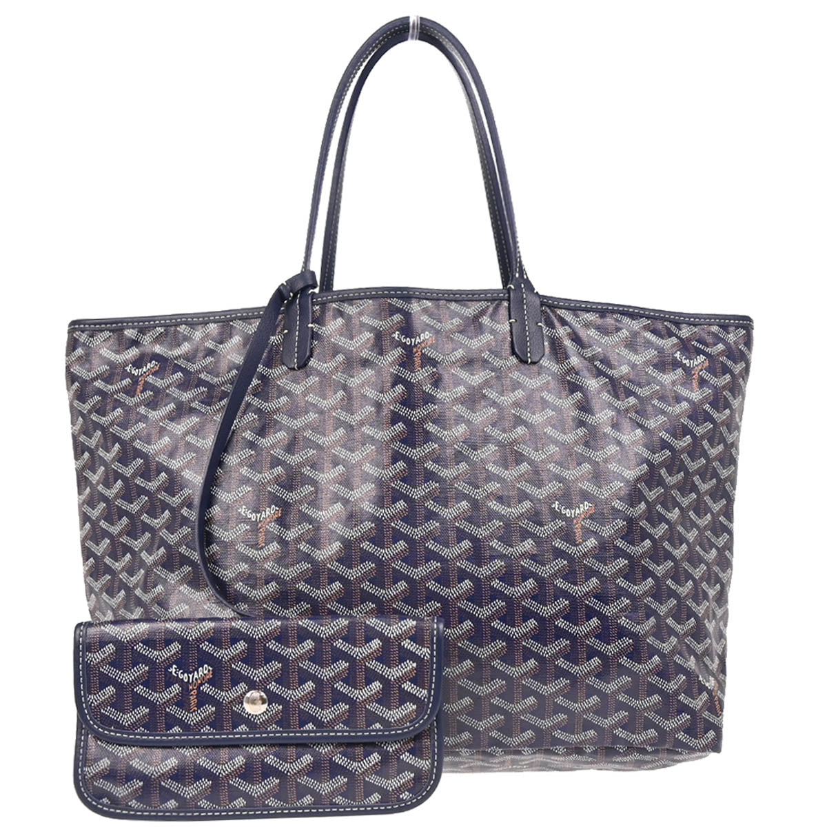 Goyard 2019 Navy Saint Louis PM Tote Bag