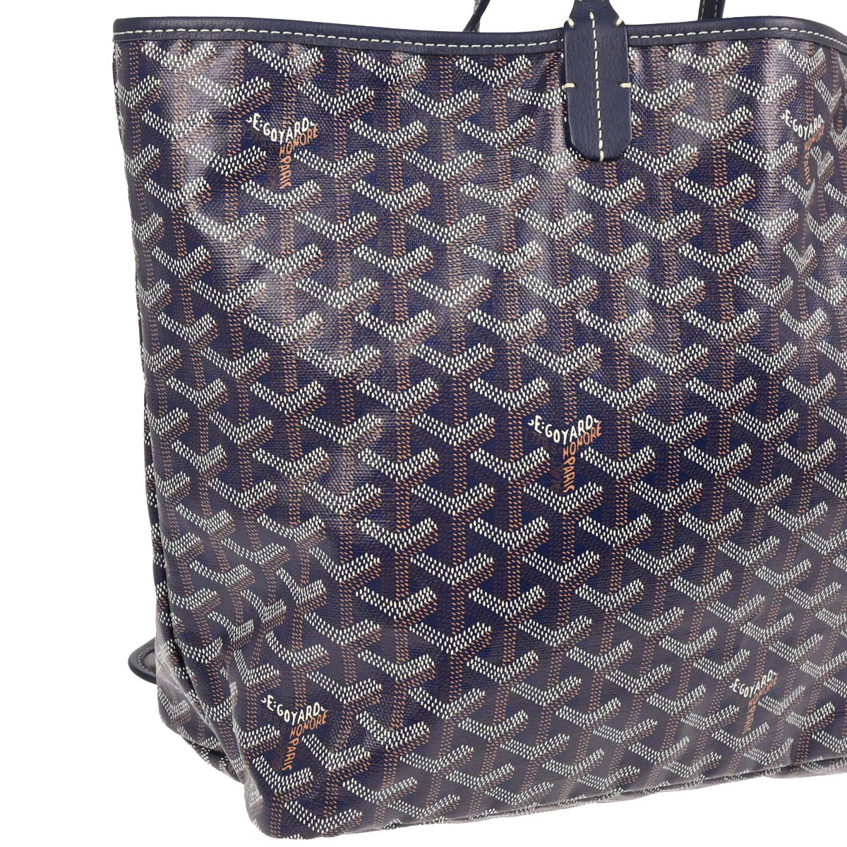 Goyard 2019 Navy Saint Louis PM Tote Bag