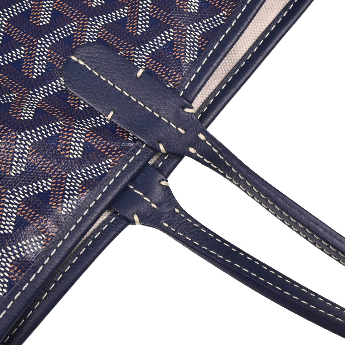Goyard 2019 Navy Saint Louis PM Tote Bag