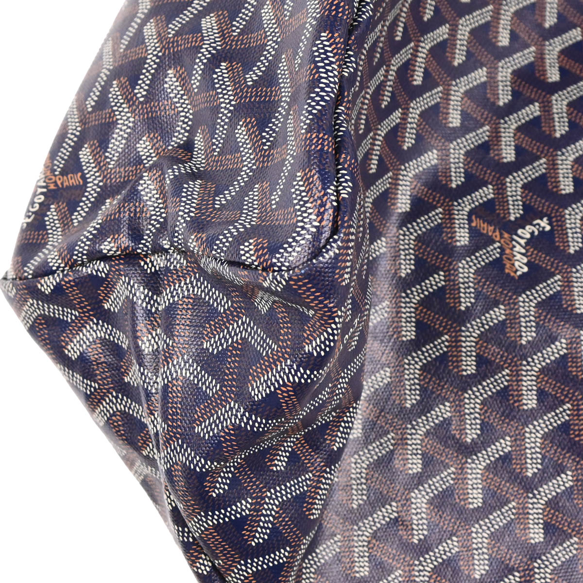 Goyard 2019 Navy Saint Louis PM Tote Bag