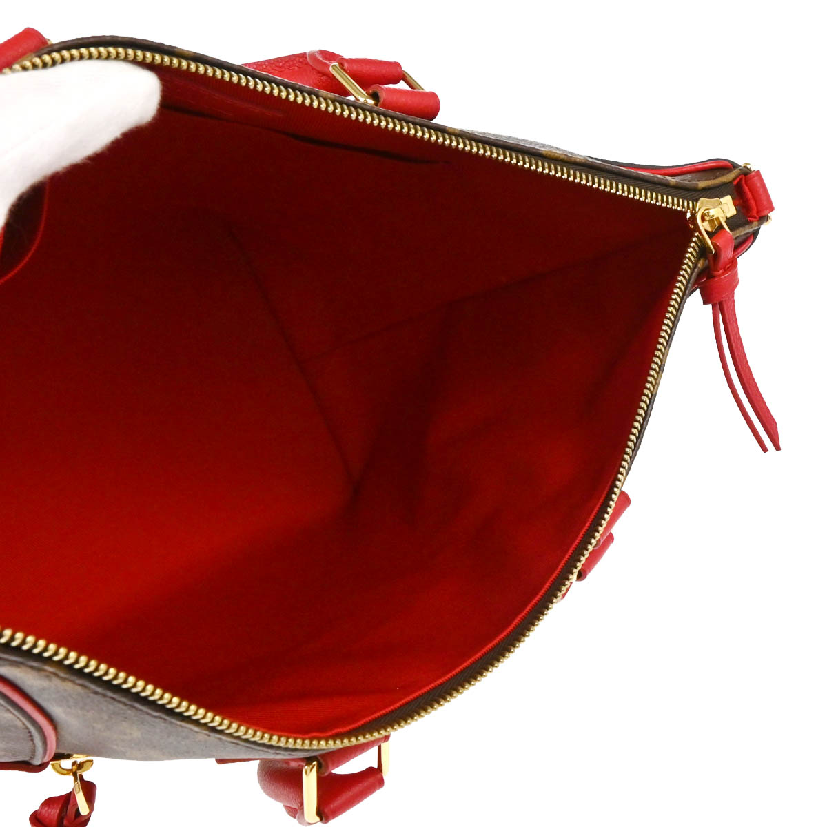 Louis Vuitton 2017 Red Monogram Tournelle PM 2way Tote Bag M44027