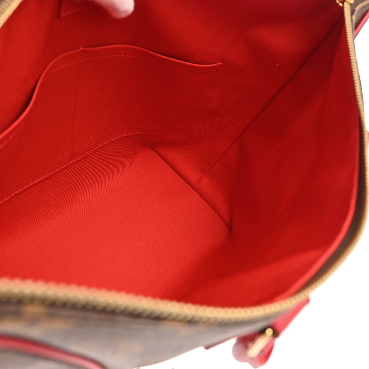 Louis Vuitton 2017 Red Monogram Tournelle PM 2way Tote Bag M44027