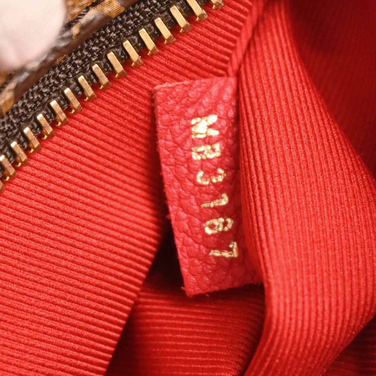 Louis Vuitton 2017 Red Monogram Tournelle PM 2way Tote Bag M44027