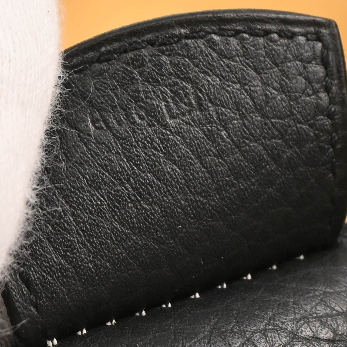 Hermes 2010 Black Taurillon Clemence Paris Bombay 40 Handbag