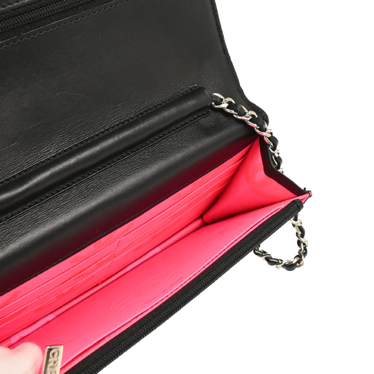 Chanel 2010-2011 Black Calfskin Cambon Ligne WOC
