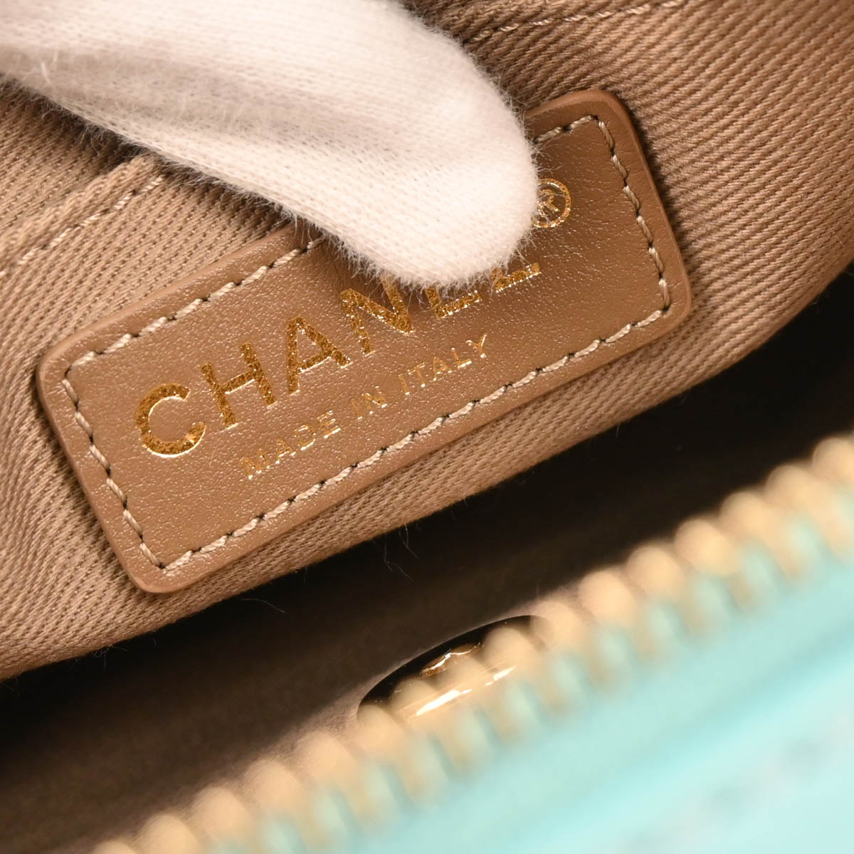 Chanel 2018-2019 Light Blue Goatskin Casual Trip North South Camera Bag