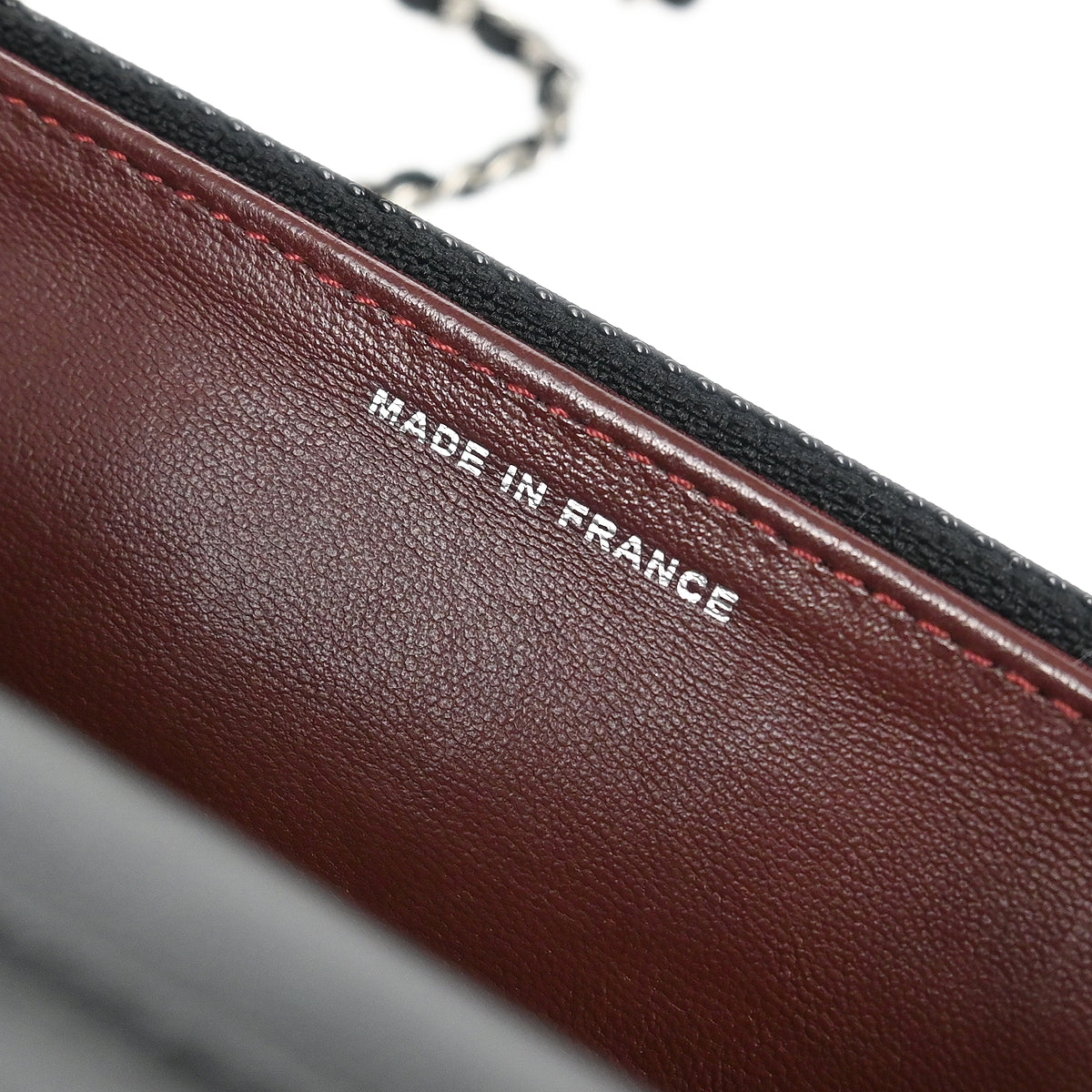Chanel 2012 Black Lambskin Classic WOC Shoulder Wallet Bag