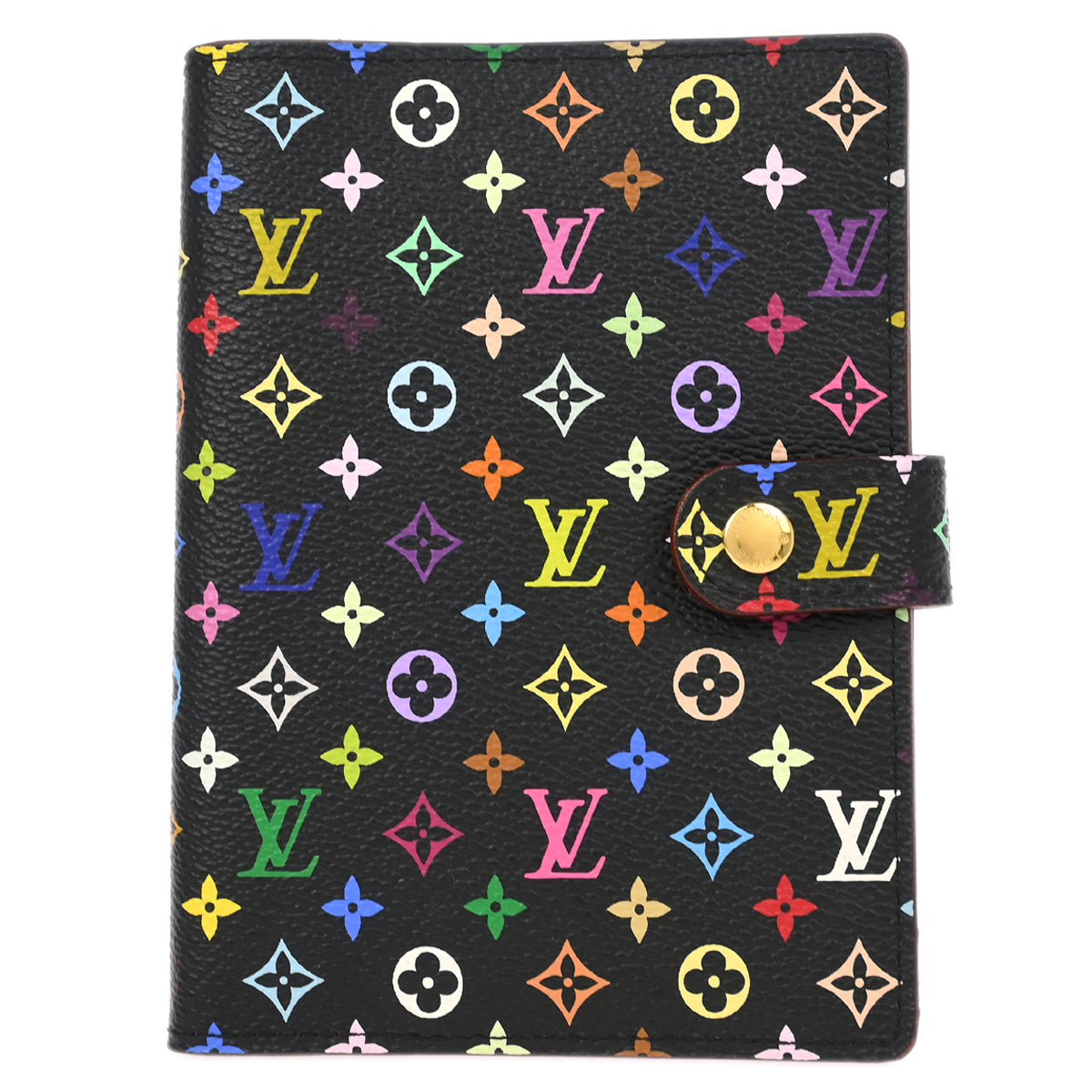 Louis Vuitton 2010 Monogram Multicolor Agenda PM Notebook Cover R21076 Small Good